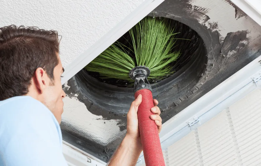 Air duct cleaning services